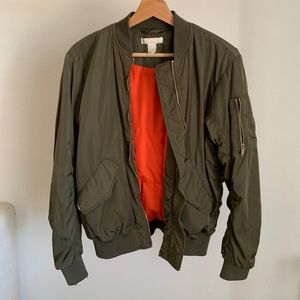 Green Bomber jacket
